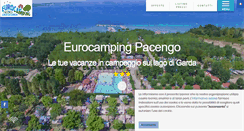 Desktop Screenshot of eurocampingpacengo.it